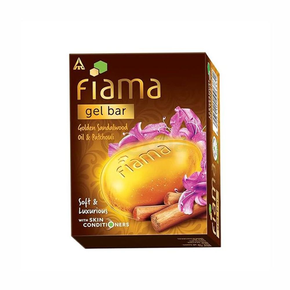 Fiama Soft & Luxurious Gel Bar with Golden Sandalwood Oil & Patchouli  