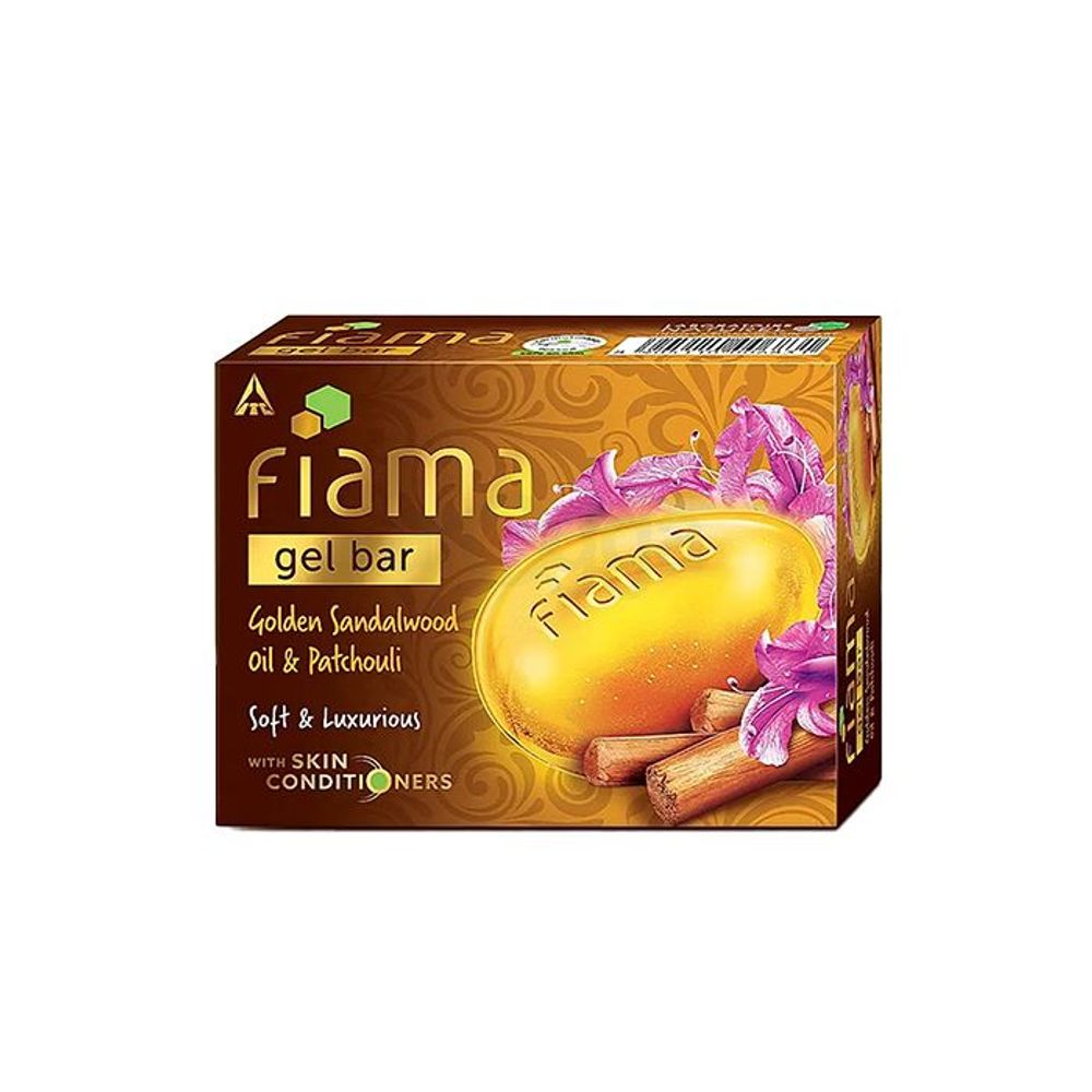 Fiama Soft & Luxurious Gel Bar with Golden Sandalwood Oil & Patchouli  
