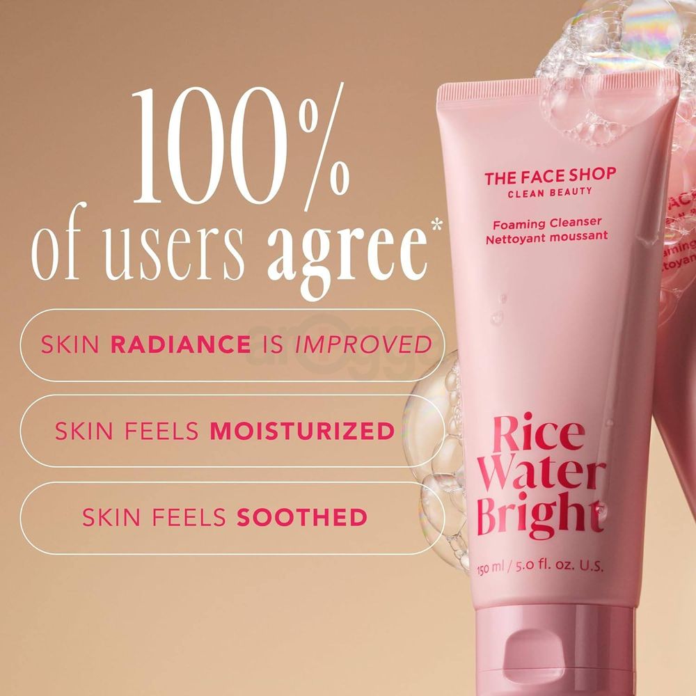 The Face Shop Rice Water Bright Foaming Cleanser Nettoyant Moussant  