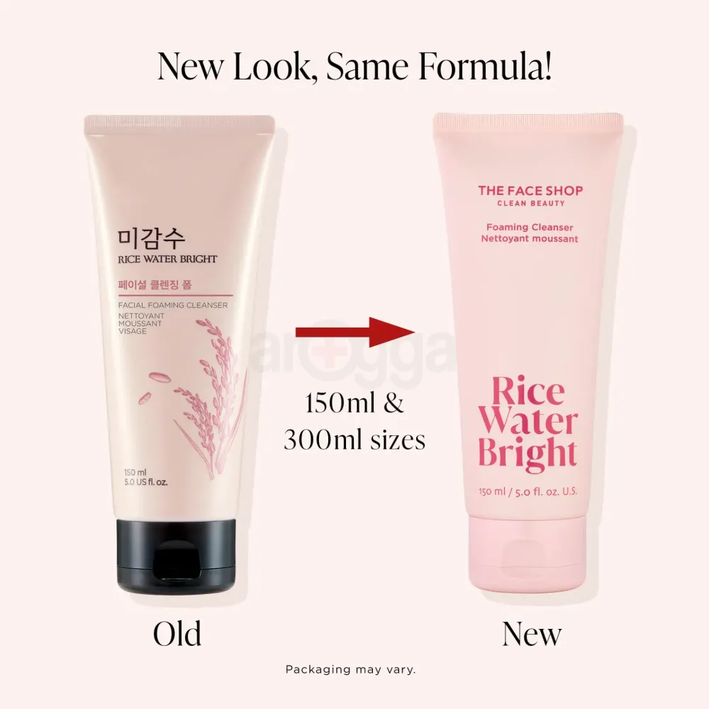 The Face Shop Rice Water Bright Foaming Cleanser Nettoyant Moussant  