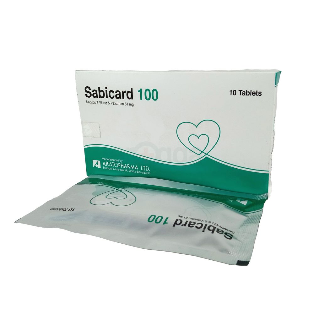 Sabicard 100 49mg+51mg Tablet