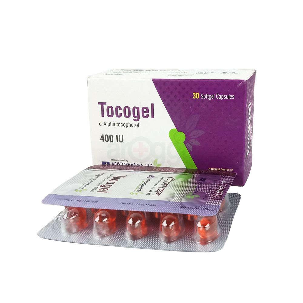 Tocogel 400 400IU Capsule