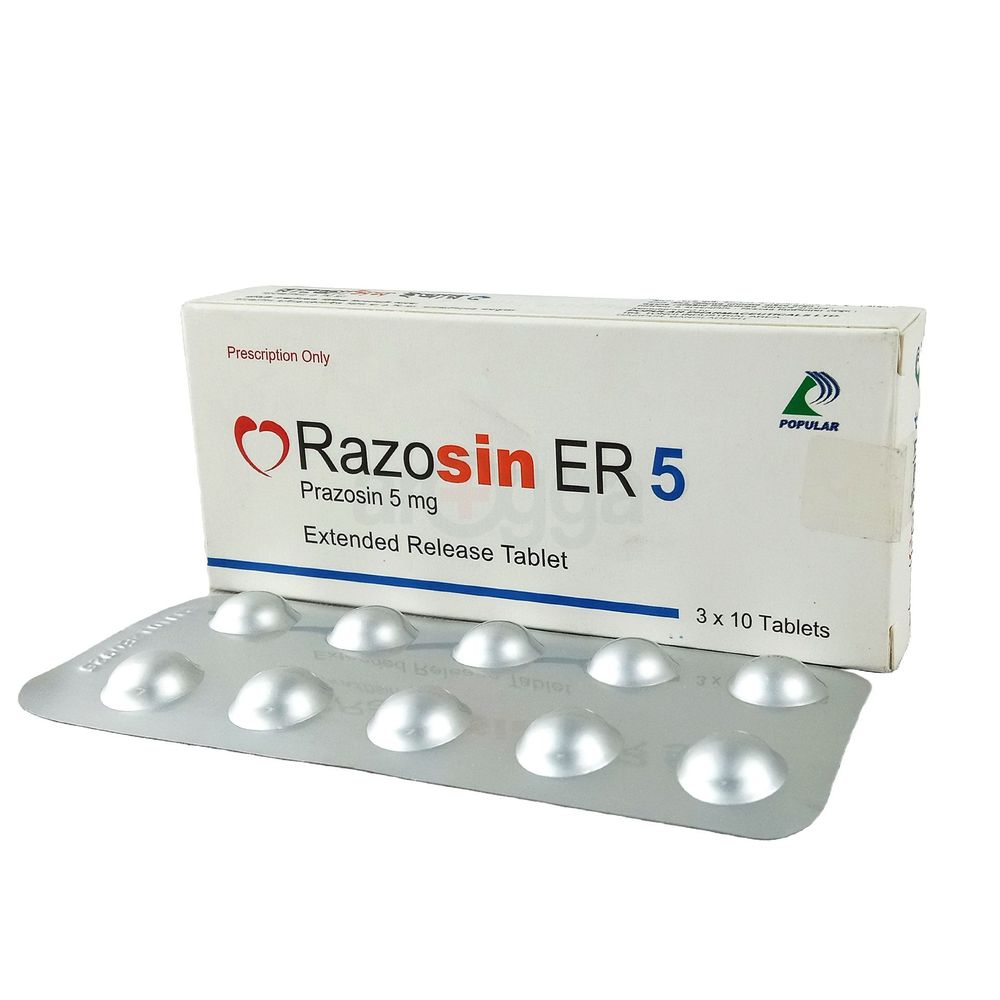 Razosin ER 5mg 5mg Tablet