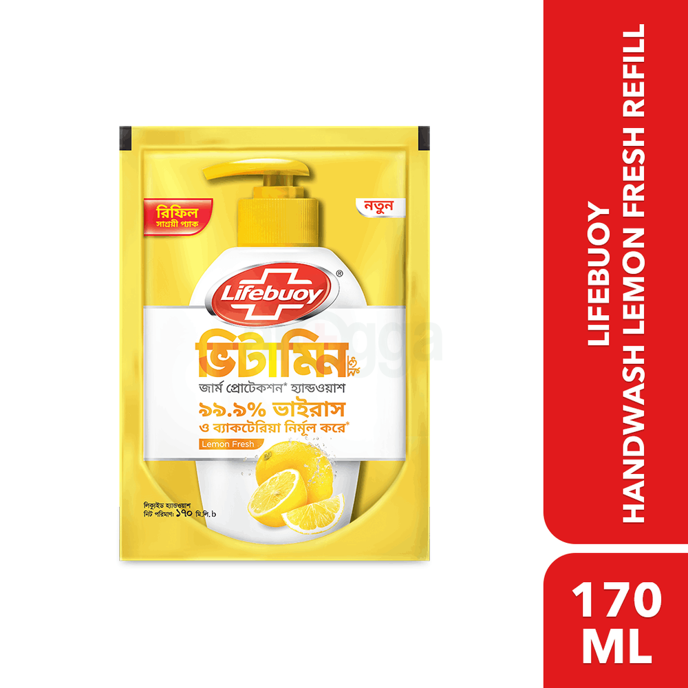 Lifebuoy Handwash Lemon Fresh Refill 170ml  