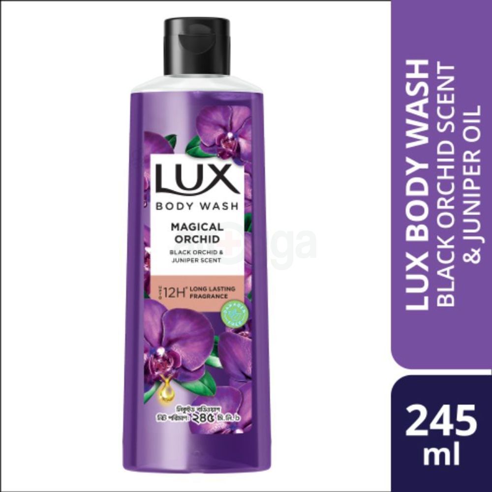 Lux Body Wash Black Orchid Scent & Juniper Oil 245ml  