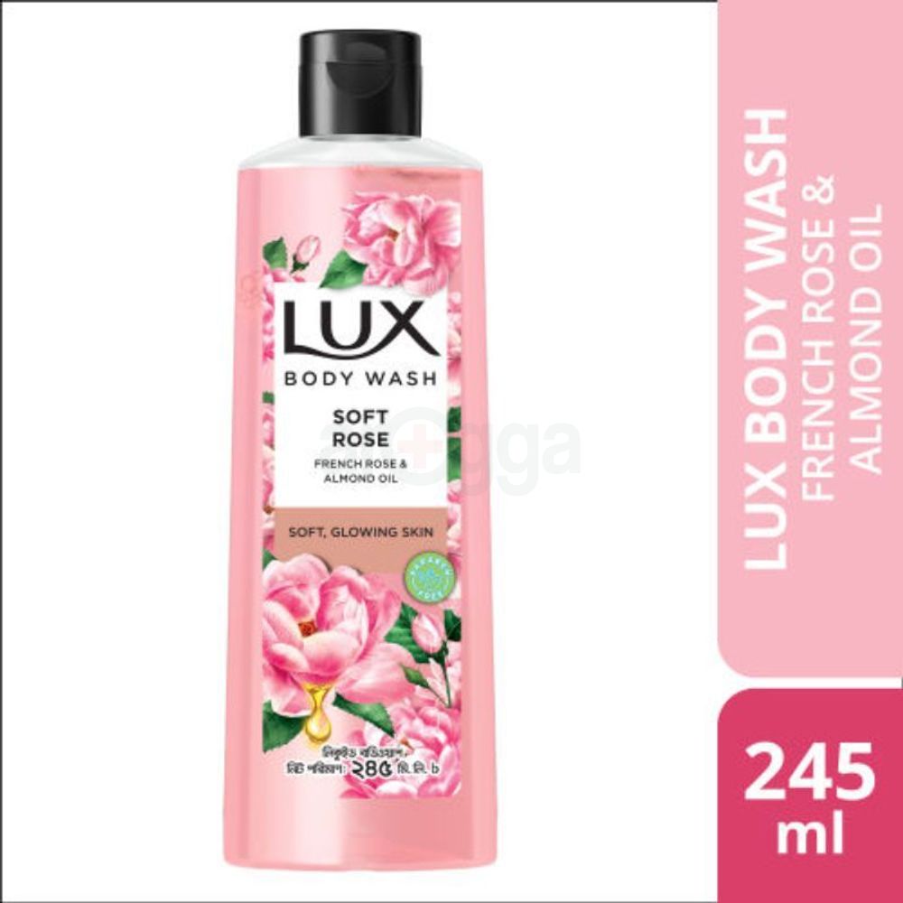 Lux Body Wash French Rose and Almond Oil for Soft Skin 245ml  