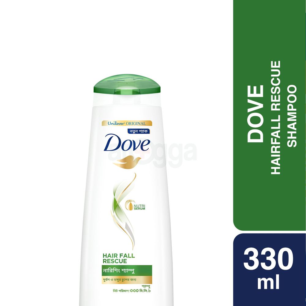 Buy Dove Shampoo Hairfall Rescue 330ml Get Clear Shampoo Men Cool Sport Menthol Anti Dandruff 79ml Free  