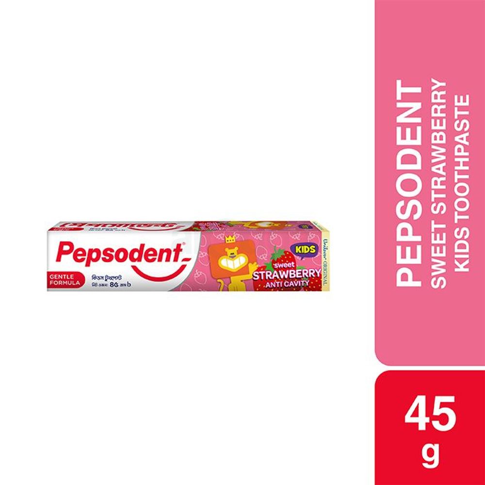Pepsodent Sweet Strawberry Toothpaste 45g  