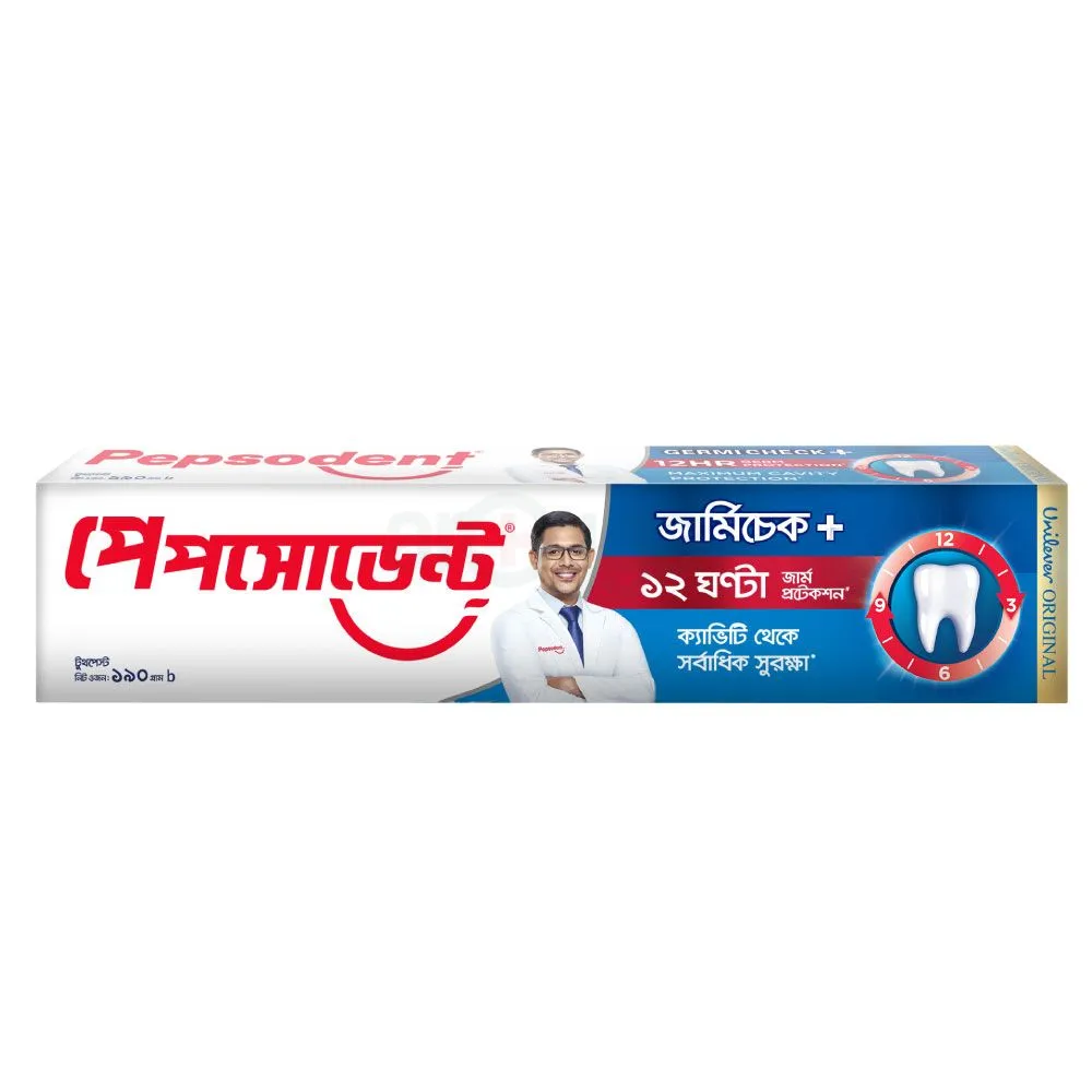 Pepsodent Toothpaste Germi Check 190g (Free Pepsodent Sensitive Expert Professional 15g)  