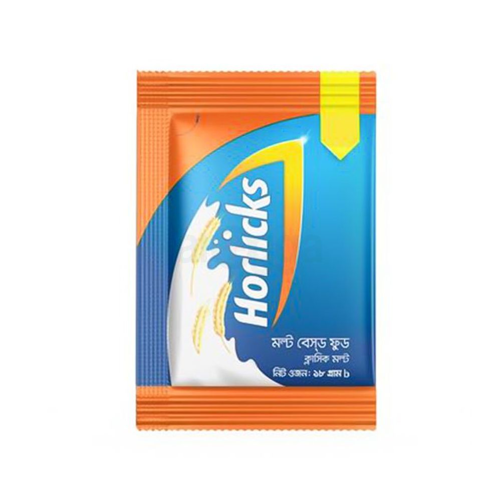 Standard Horlicks Health and Nutrition Drink Sachet 18g  