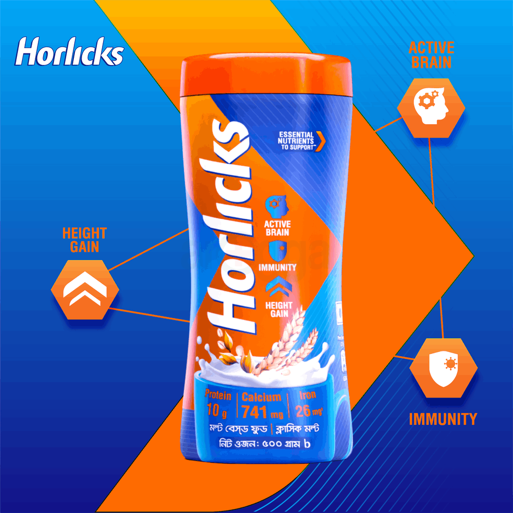 Standard Horlicks Health and Nutrition Drink Jar 1000g  