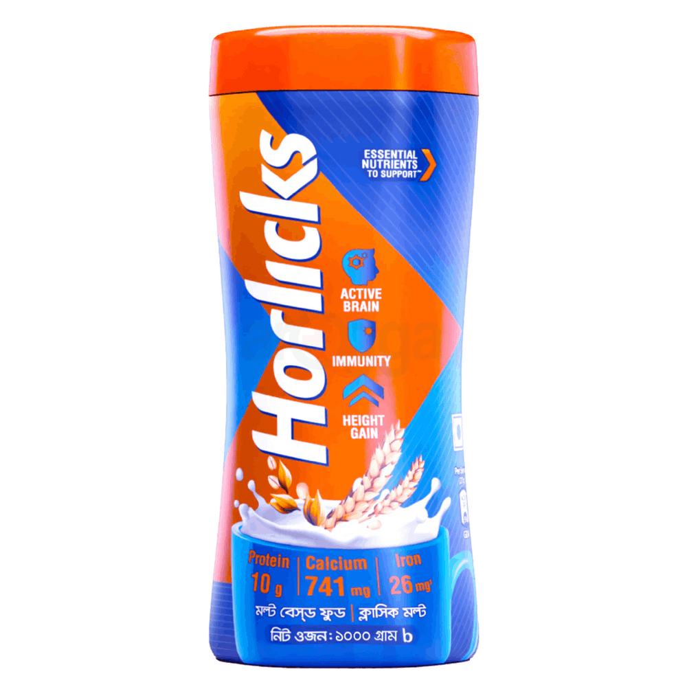 Standard Horlicks Health and Nutrition Drink Jar 1000g  