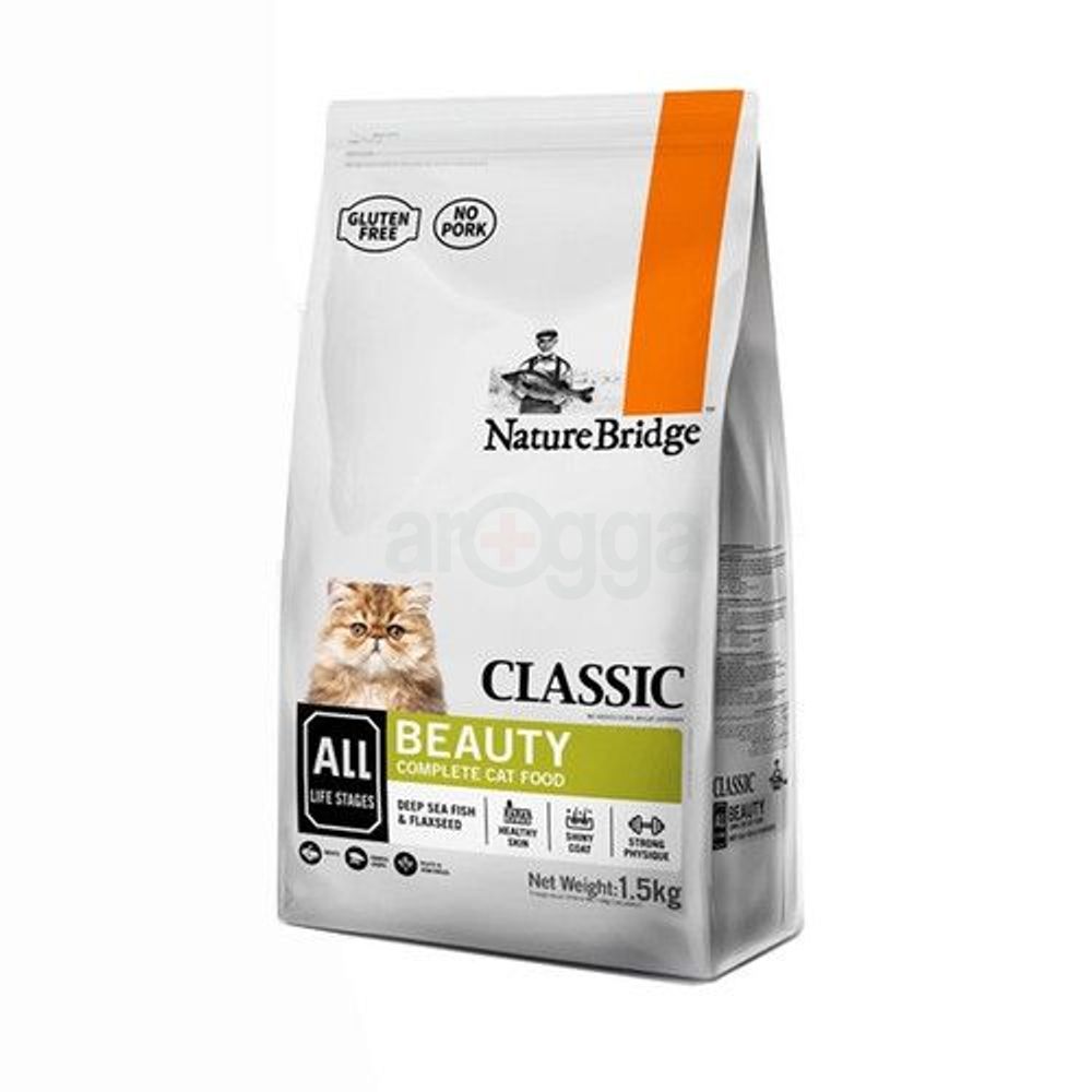 NatureBridge Classic Beauty Complete Cat Food For All Life Stages
 1.5kg  