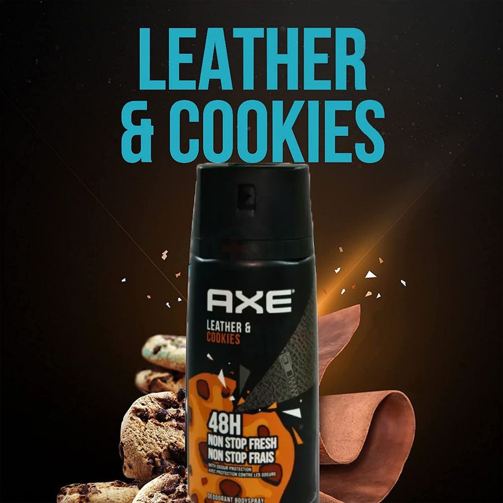 Axe Deodorant Body Spray  Leather & Cookies 150ml  