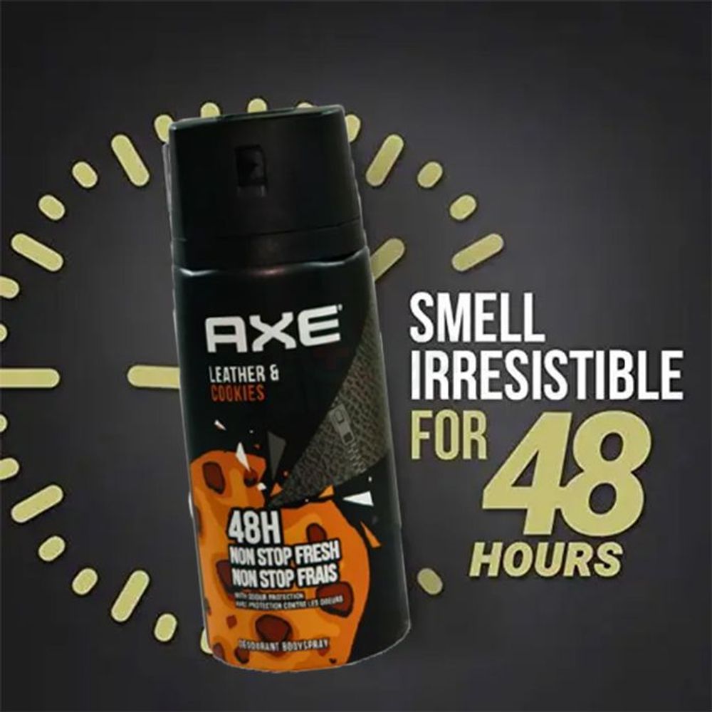 Axe Deodorant Body Spray  Leather & Cookies 150ml  