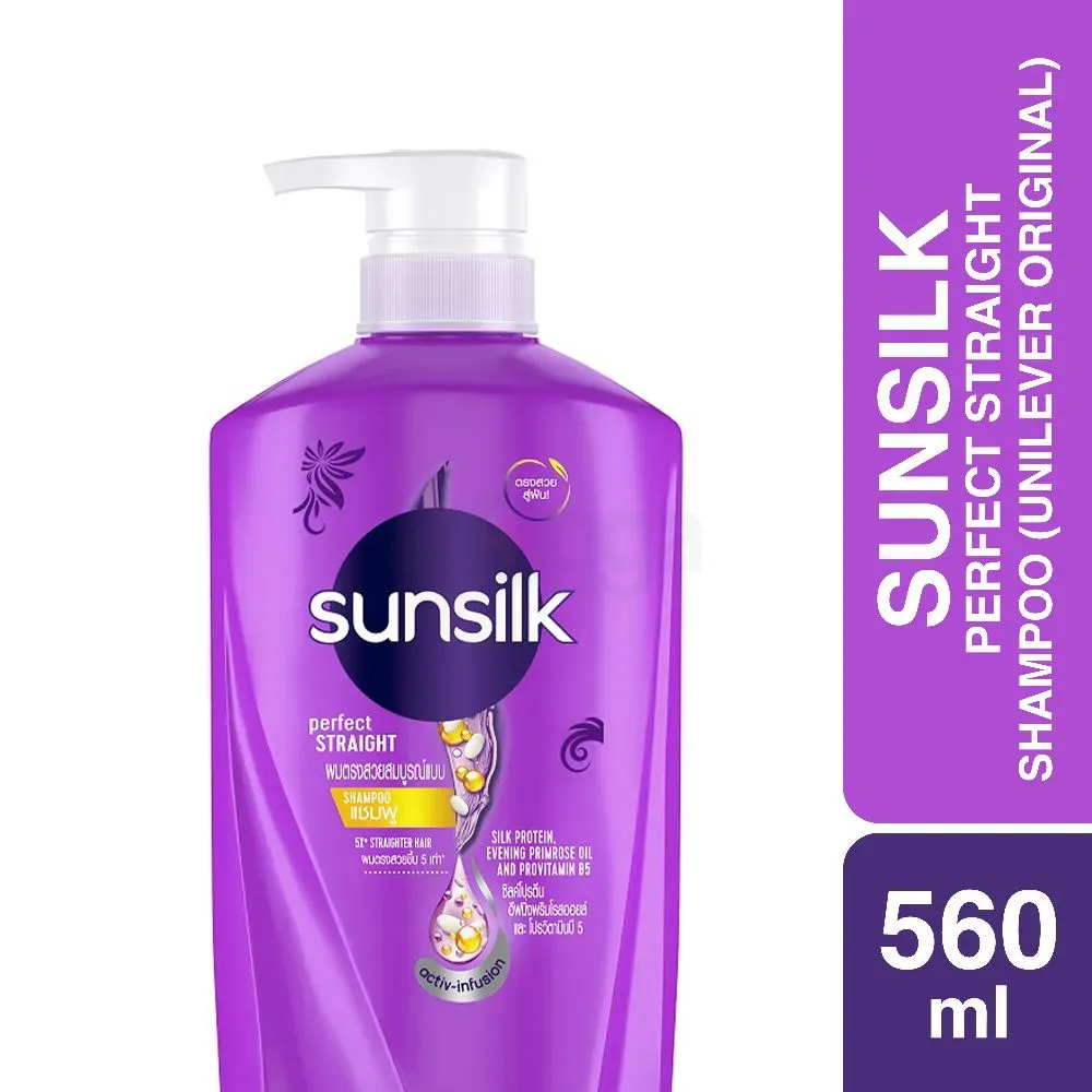 Sunsilk Perfect Straight Shampoo 560ml (Unilever Original)  