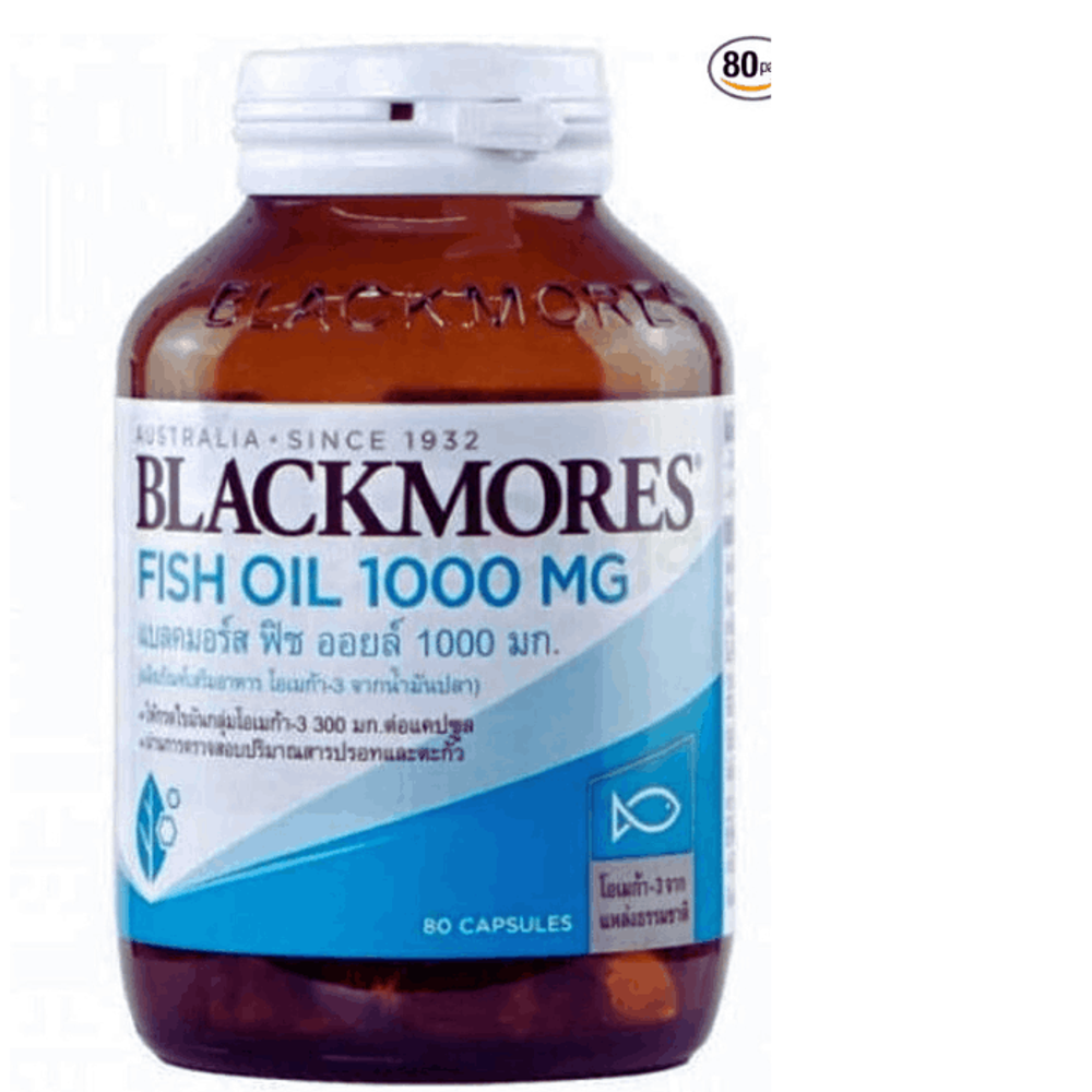 Blackmores Fish Oil 1000mg 80 Capsules  