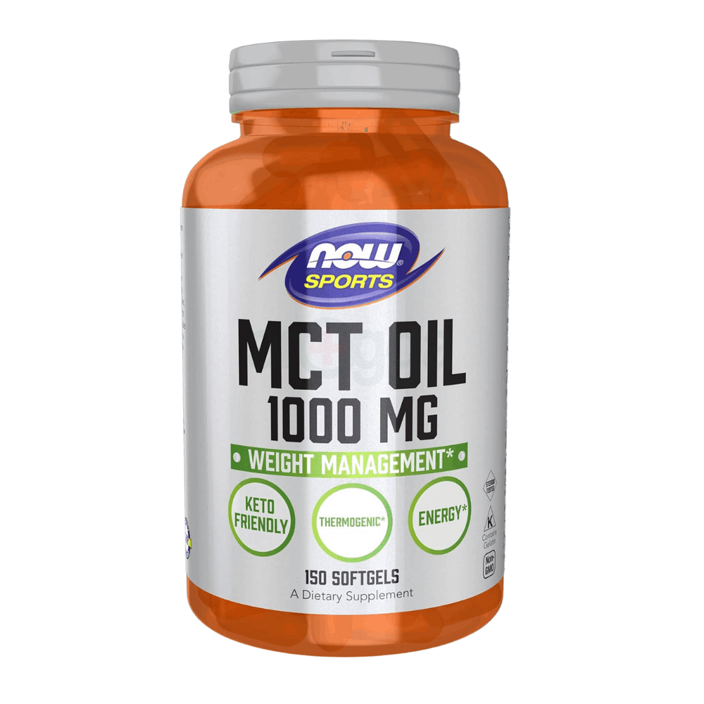 NOW Sports Nutrition, MCT (Medium-chain triglycerides) Oil 1,000 mg, Weight Management, 150 Softgels  