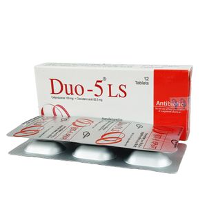 Duo-5 LS 100mg+62.5mg Tablet