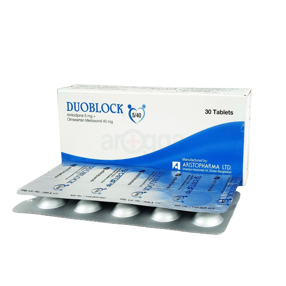 Duoblock 40 5mg+40mg Tablet