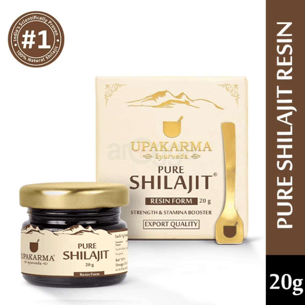 Upakarma Ayurveda Natural Shilajit (20 gm)  