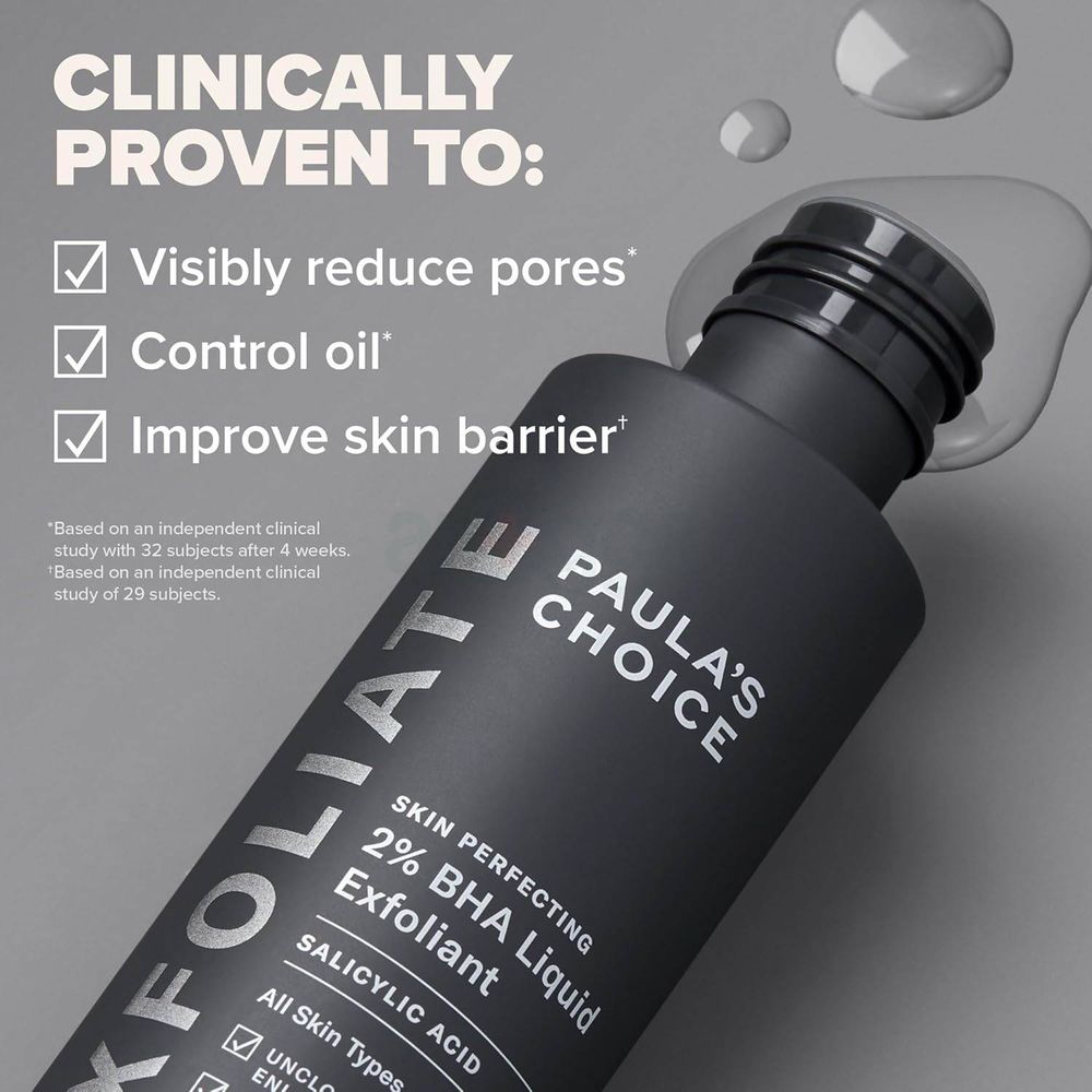 Paula's Choice Do More for Your Pores Kit (Youth Extending Daily Hydrating Fluid & 2% BHA Liquid Exfoliant Salicylic Acid)  