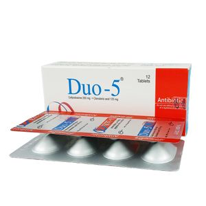 Duo-5 200mg+125mg Tablet