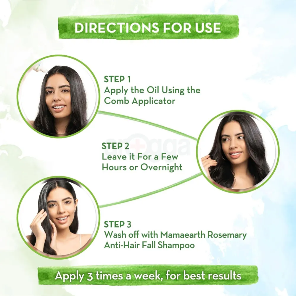 Mamaearth Rosemary Hair Growth Oil with Rosemary & Methi Dana 150ml ...