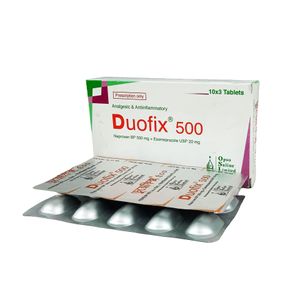 Duofix 500 20mg+500mg Tablet