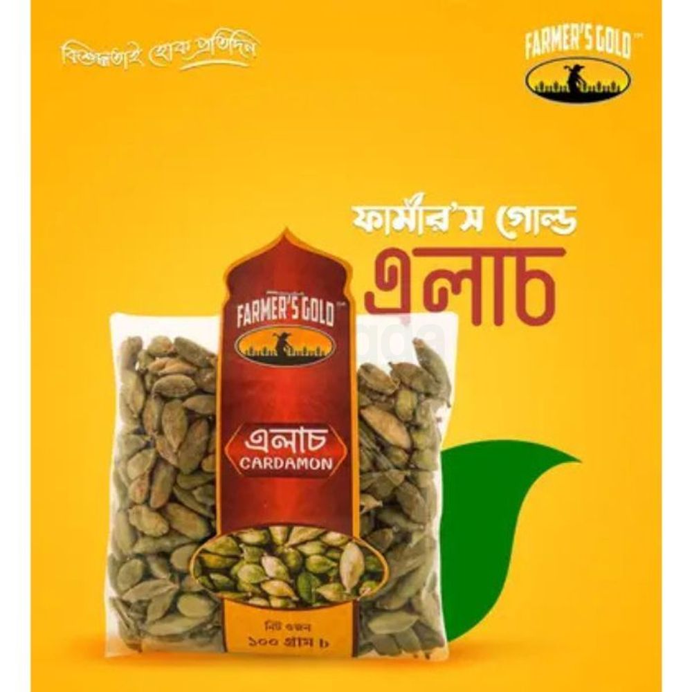 Farmer's Gold Cardamom (এলাচ) 100g  