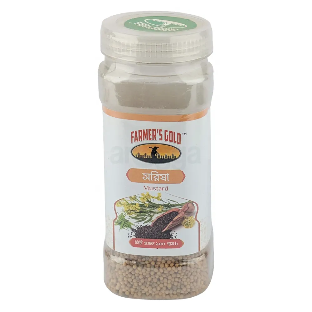 Farmer's Gold Mustard Seeds (সরিষা) 100g  