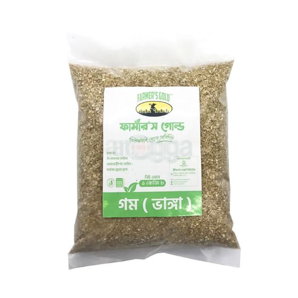 Farmer's Gold Wheat Broken (গম ভাঙ্গা) 1kg  