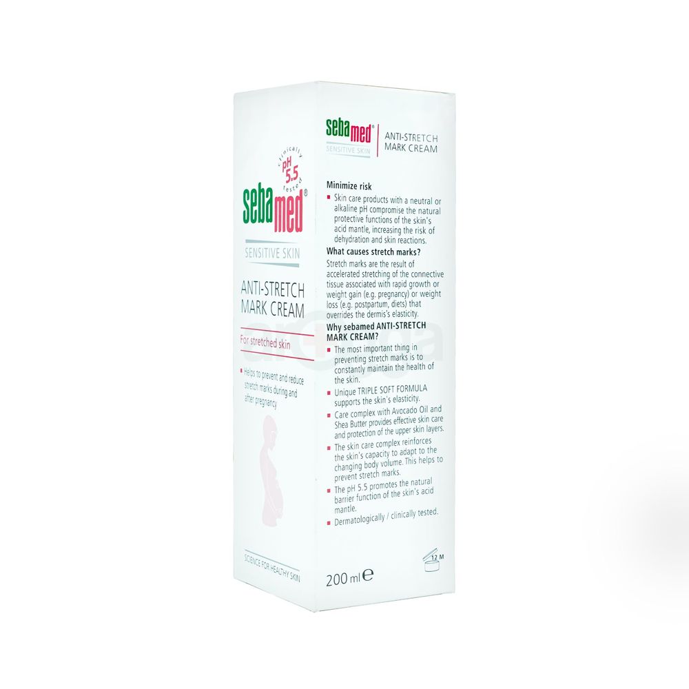 Sebamed Anti-Stretch Mark Cream for Stretched Skin  (Made in Germany)  
