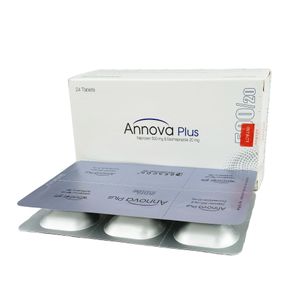 Annova Plus 500 20mg+500mg Tablet