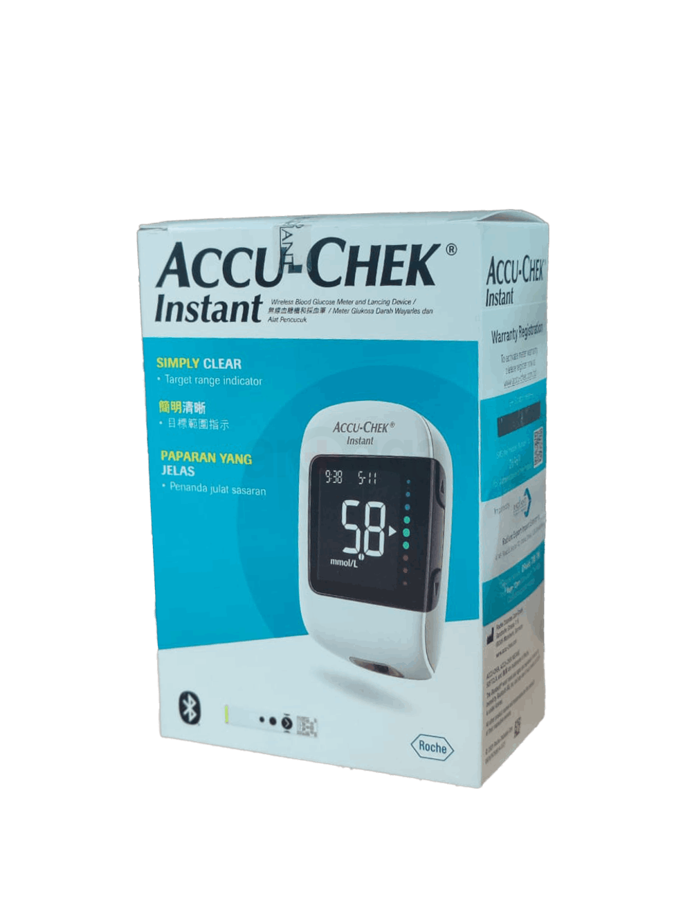 Accu Chek Instant Blood Glucose Meter Bluetooth Arogga Online Pharmacy