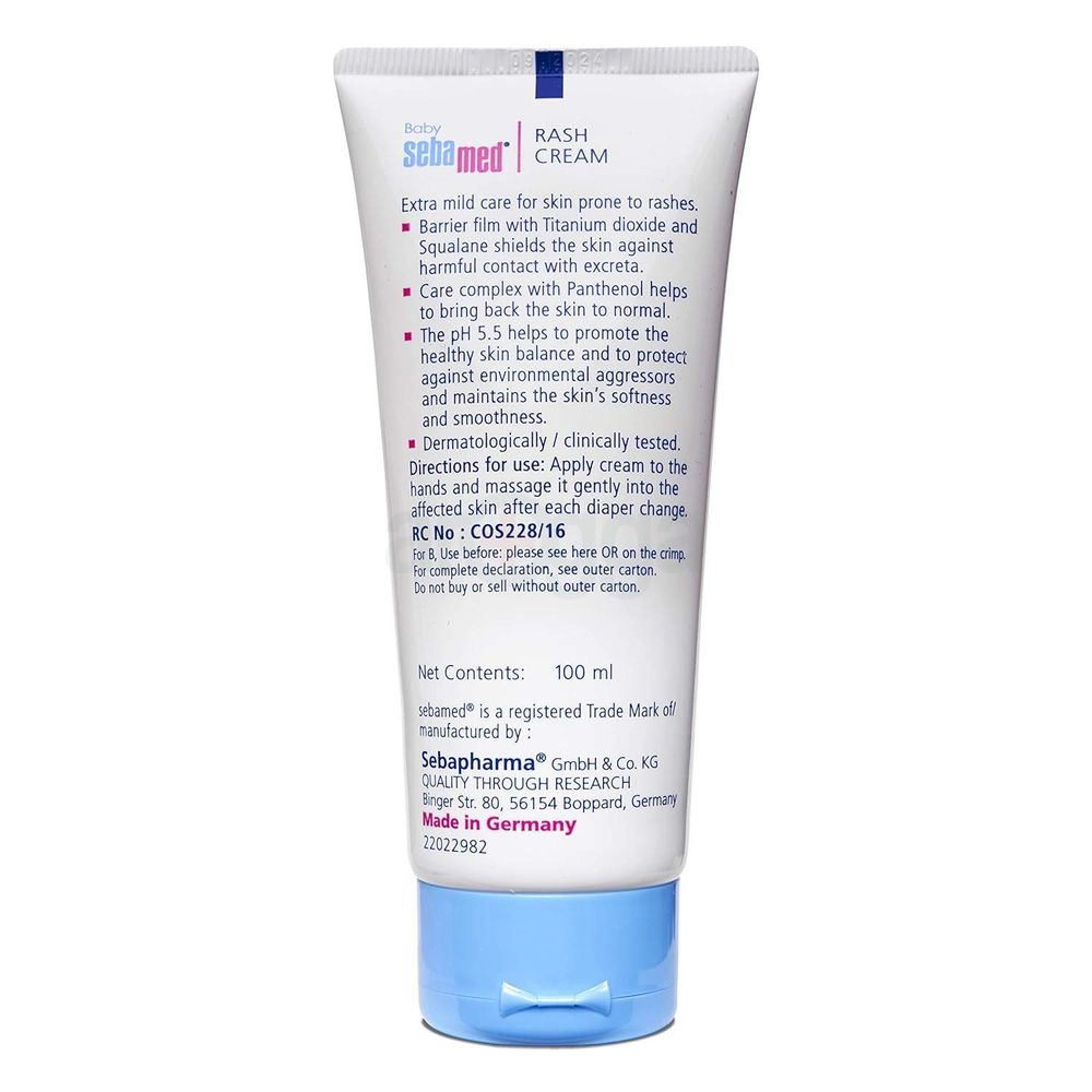 Baby Sebamed Rash Cream for Rashes with Panthenol (Made in Germany)  