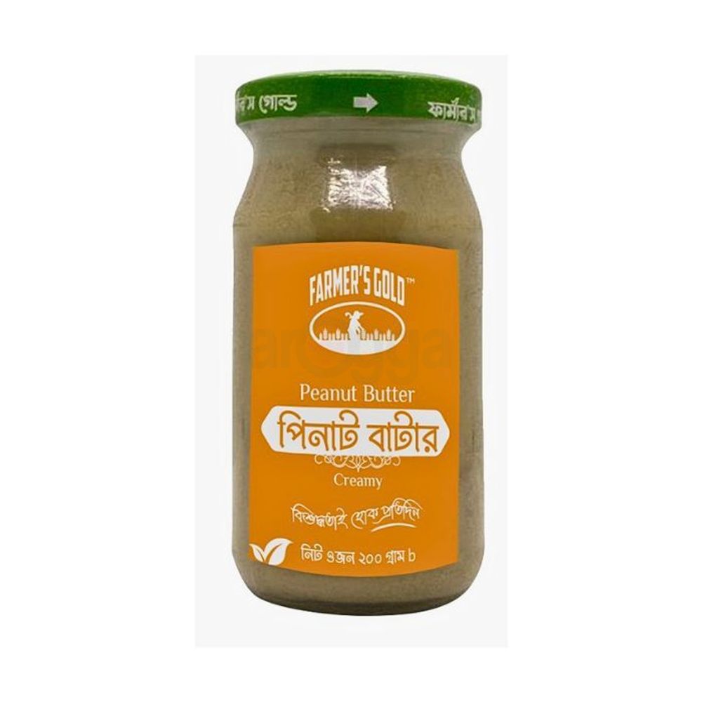 Farmer's Gold Creamy Peanut Butter (পিনাট বাটার) 200g  