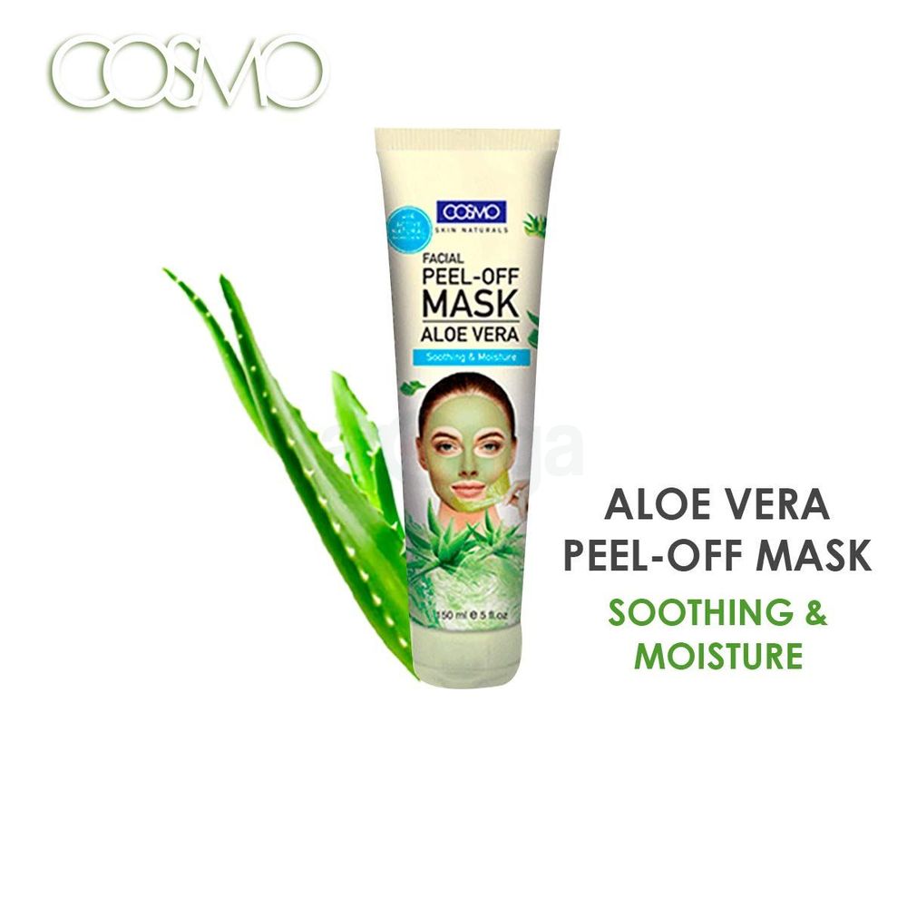 COSMO Skin Naturals Facial Soothing & Moisture Peel-Off Mask With Aloe Vera  