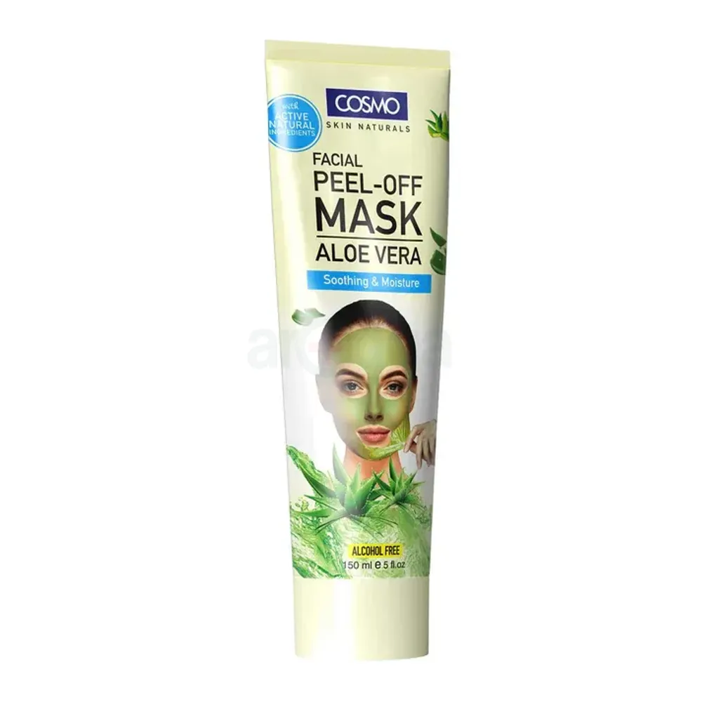 COSMO Skin Naturals Facial Soothing & Moisture Peel-Off Mask With Aloe Vera  