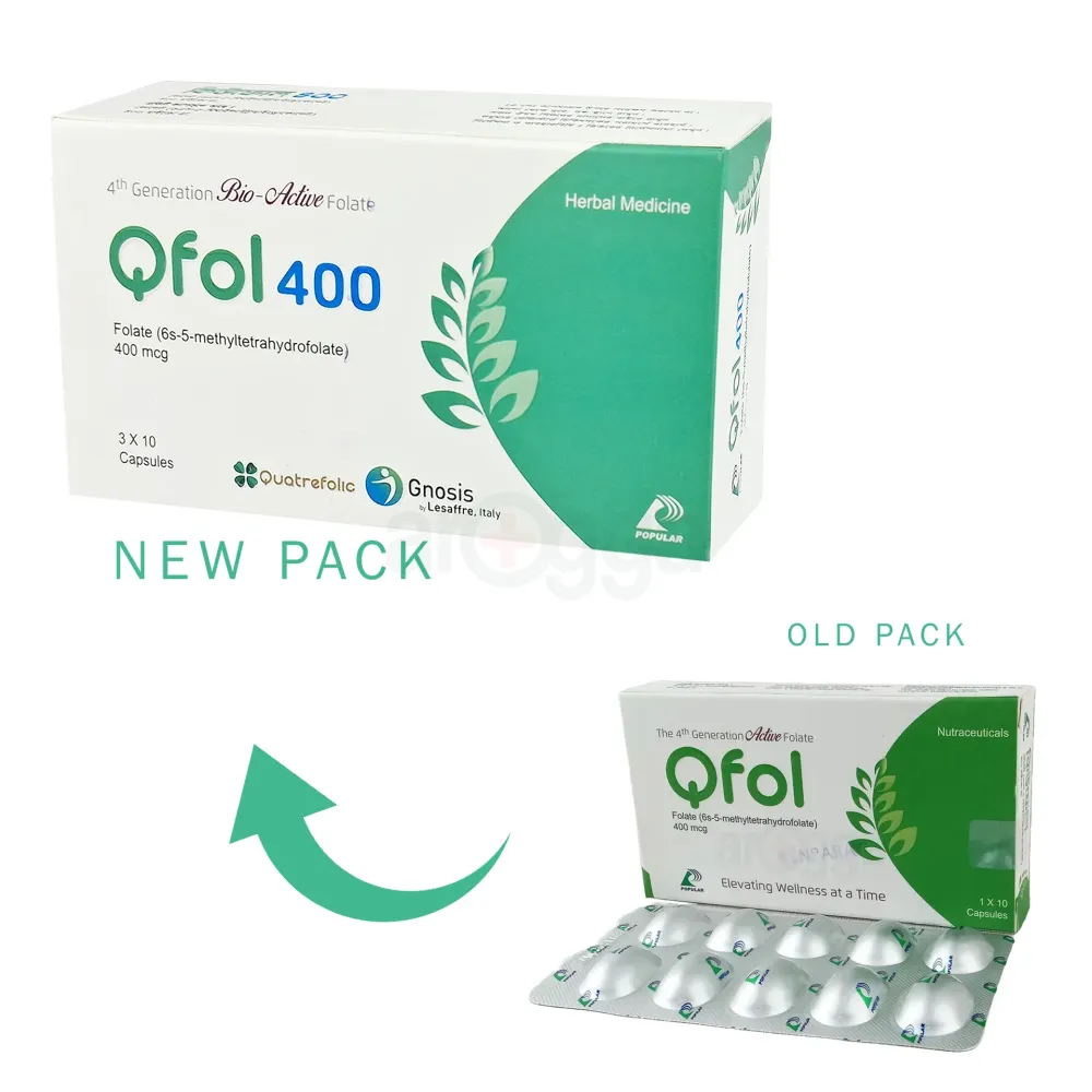 Qfol 400 400mcg capsule
