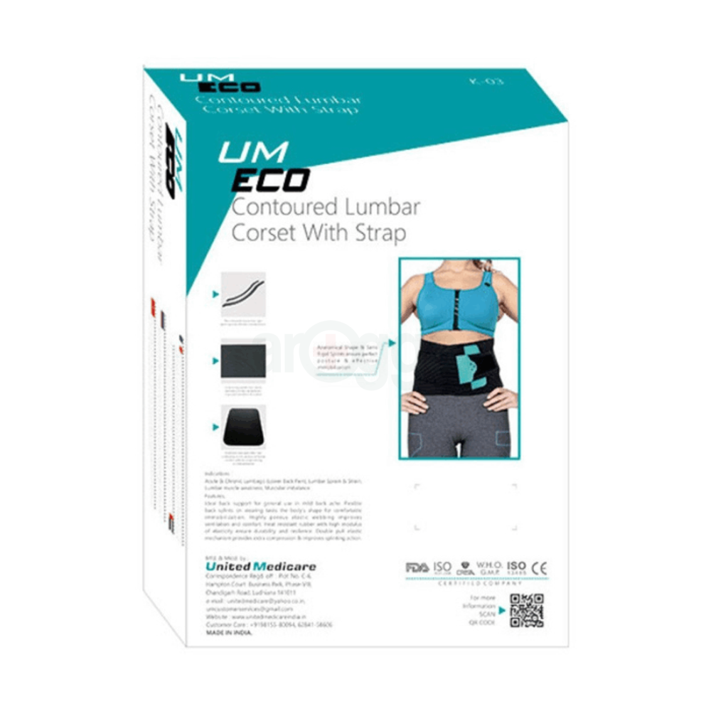 UM Contoured Lumber Corset With Strap M (K-03)  