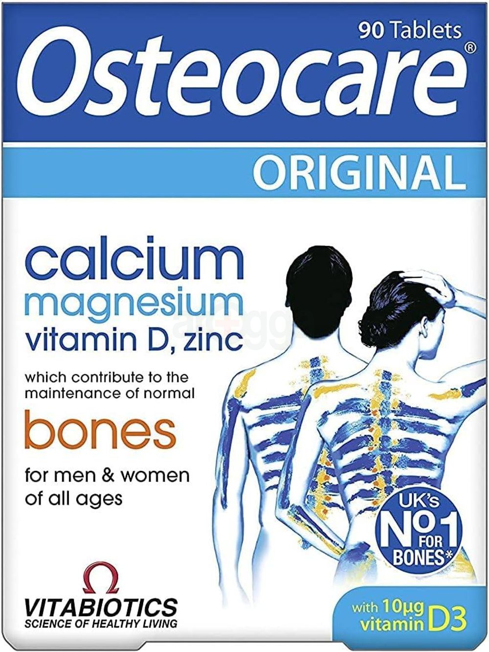 Vitabiotics Osteocare Calcium 800mg with Vitamin D3,Magnesium and Zinc 90 Tablets  