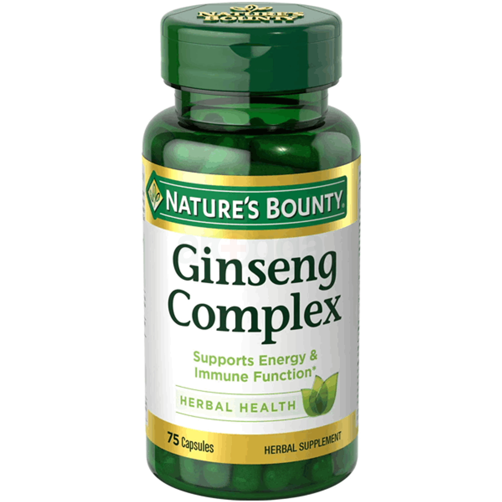 Nature's Bounty Ginseng Complex 75 Capsules  