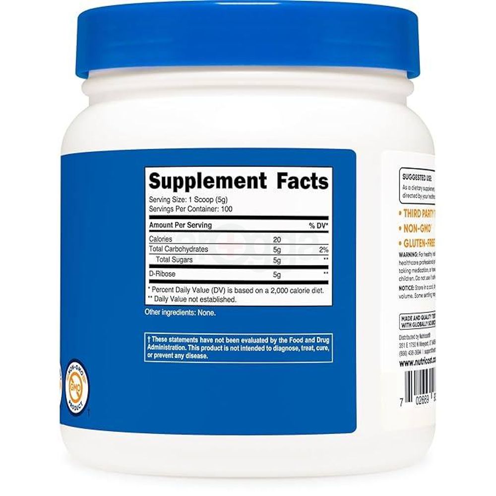 Nutricost D-Ribose Powder  