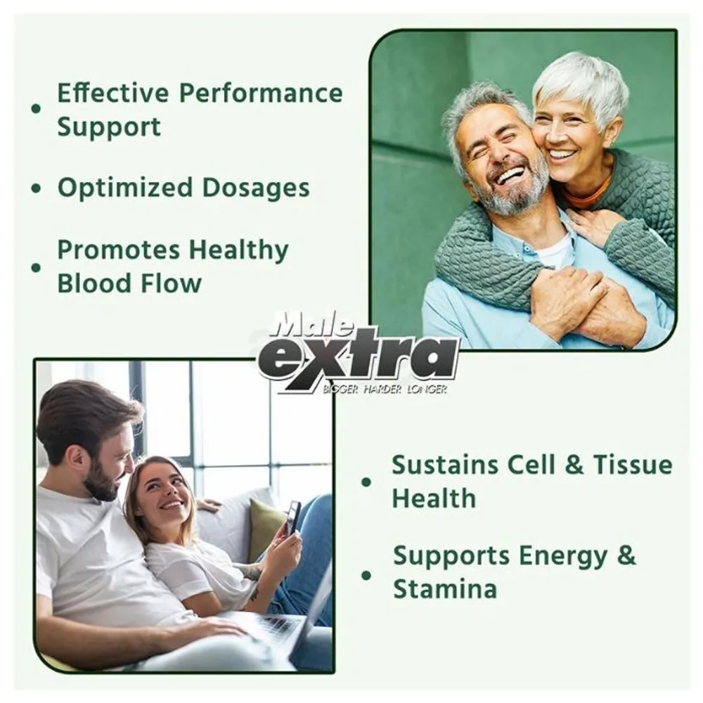 Male Extra Bigger, Harder, Longer Male Enhancement 90 Capsules  