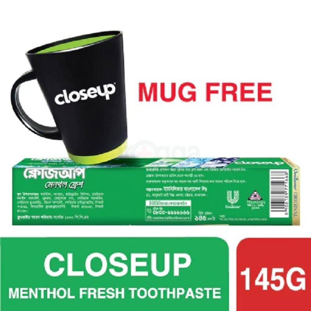 Closeup Toothpaste Menthol Fresh 145g (Mug Free)  
