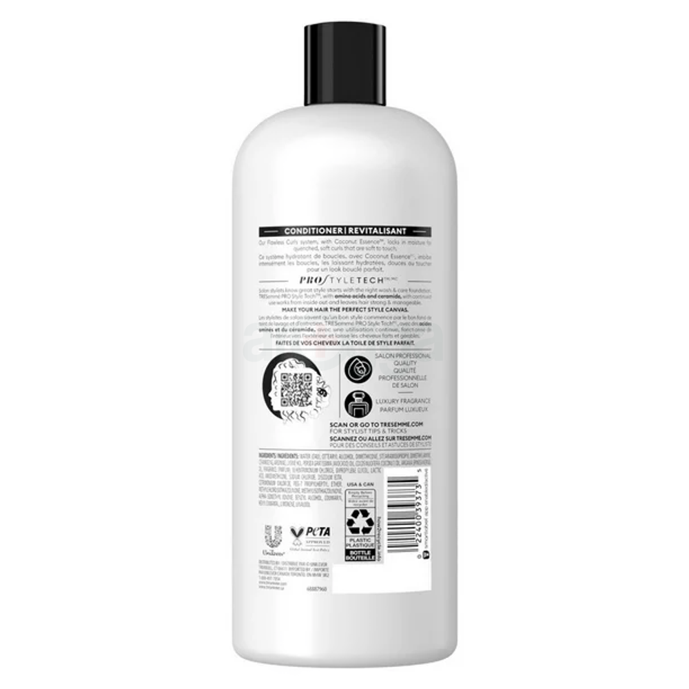 Tresemme Flawless Curls Conditioner  With Coconut Essence  