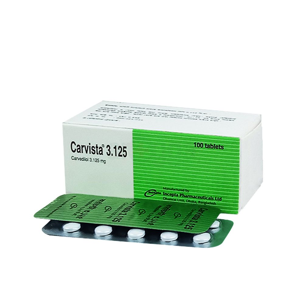 Carvista 3.125mg Tablet