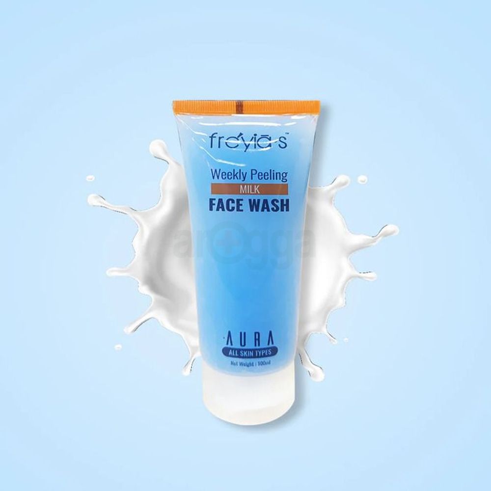 Freyias Milk Peeling Weekly Face Wash 100ml (Made in Bangladesh)  