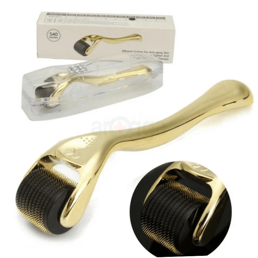 Derma Roller Gold Skin Regeneration Tool-540 Needles MRS50 (0.50mm)  